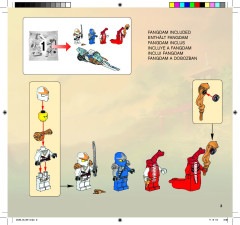 LEGO 9445 instructions page 3 – build guide