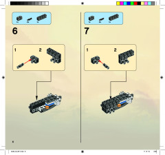LEGO 9445 instructions page 6 – build guide