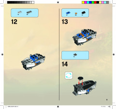LEGO 9445 instructions page 9 – build guide