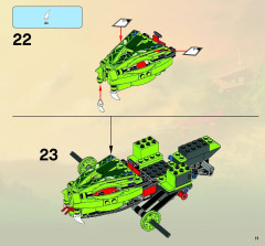 LEGO 9445 instructions page 11 – build guide