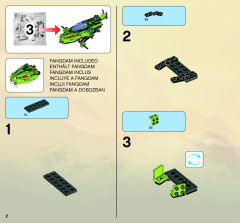 LEGO 9445 instructions page 2 – build guide