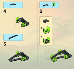 LEGO 9445 instructions page 3 – build guide