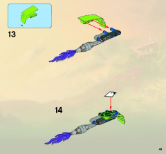 LEGO 9445 instructions page 49 – build guide