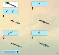 LEGO 9445 instructions page 51 – build guide
