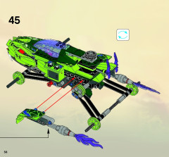 LEGO 9445 instructions page 56 – build guide