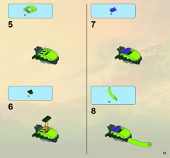 LEGO 9445 instructions page 61 – build guide