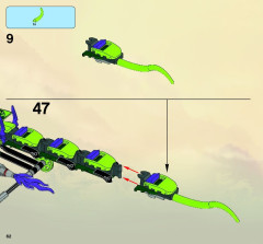 LEGO 9445 instructions page 62 – build guide
