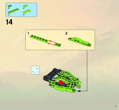 LEGO 9445 instructions page 7 – build guide