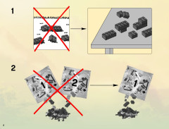 LEGO 9446 instructions page 2 – build guide