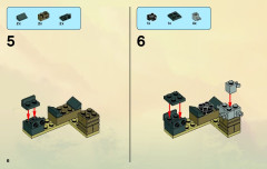 LEGO 9447 instructions page 6 – build guide