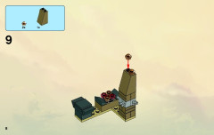 LEGO 9447 instructions page 8 – build guide