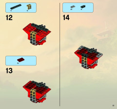 LEGO 9448 instructions page 11 – build guide