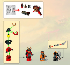 LEGO 9448 instructions page 3 – build guide