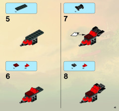 LEGO 9448 instructions page 45 – build guide