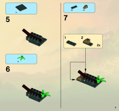 LEGO 9448 instructions page 5 – build guide