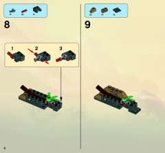 LEGO 9448 instructions page 6 – build guide