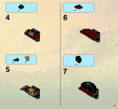 LEGO 9448 instructions page 11 – build guide