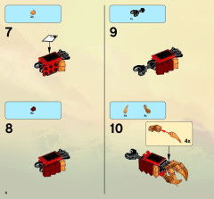 LEGO 9448 instructions page 4 – build guide