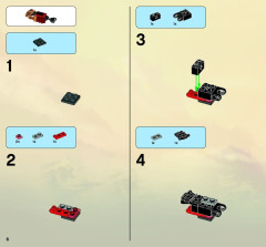 LEGO 9448 instructions page 6 – build guide
