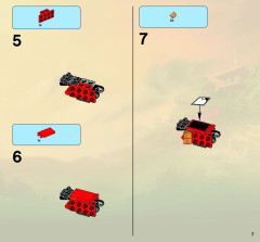 LEGO 9448 instructions page 7 – build guide