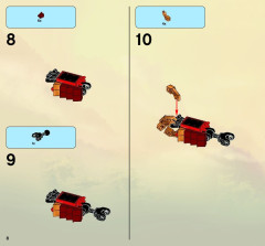 LEGO 9448 instructions page 8 – build guide