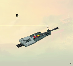 LEGO 9449 instructions page 11 – build guide