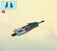 LEGO 9449 instructions page 12 – build guide