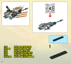 LEGO 9449 instructions page 2 – build guide