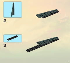 LEGO 9449 instructions page 3 – build guide