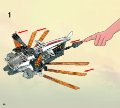 LEGO 9449 instructions page 68 – build guide