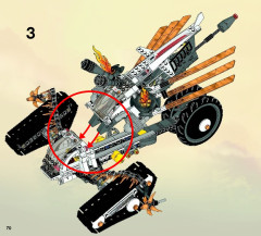 LEGO 9449 instructions page 70 – build guide