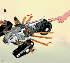 LEGO 9449 instructions page 72 – build guide