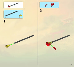 LEGO 9449 instructions page 9 – build guide