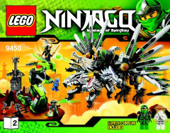 LEGO 9450 instructions page 1 – build guide