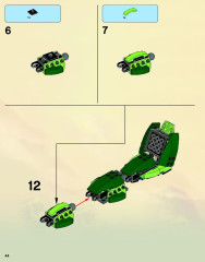 LEGO 9450 instructions page 44 – build guide