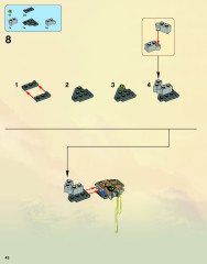 LEGO 9450 instructions page 42 – build guide