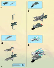 LEGO 9450 instructions page 44 – build guide