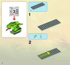 LEGO 9456 instructions page 2 – build guide