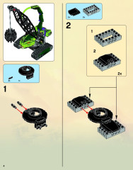 LEGO 9457 instructions page 4 – build guide