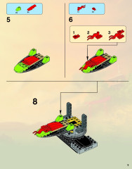 LEGO 9457 instructions page 9 – build guide