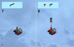 LEGO 9462 instructions page 8 – build guide