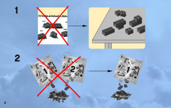 LEGO 9463 instructions page 2 – build guide