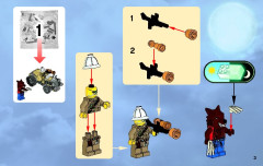 LEGO 9463 instructions page 3 – build guide