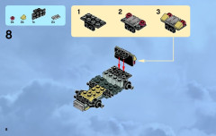 LEGO 9463 instructions page 8 – build guide