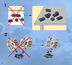 LEGO 9464 instructions page 2 – build guide