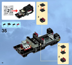 LEGO 9464 instructions page 36 – build guide