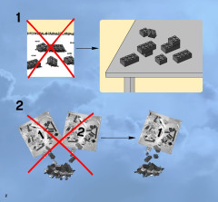 LEGO 9465 instructions page 2 – build guide