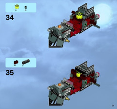 LEGO 9465 instructions page 21 – build guide