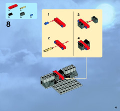 LEGO 9465 instructions page 43 – build guide