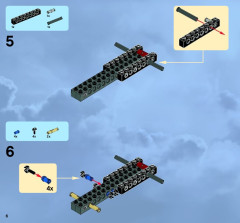 LEGO 9465 instructions page 6 – build guide